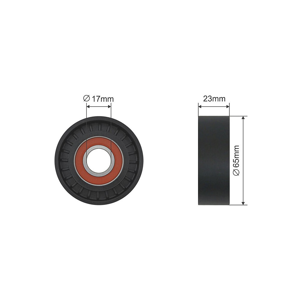 Pulley Idler V-Belt For Fiat 500, 500 C, Panda 0.9 09.09- 5902048101136