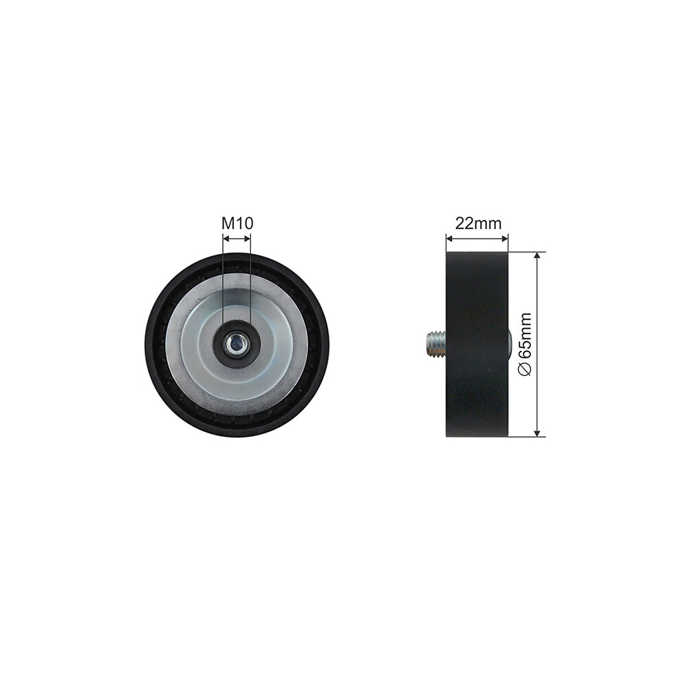 Nty Pulley Idler V-Belt For Hyundai Accent Iii I10 I30