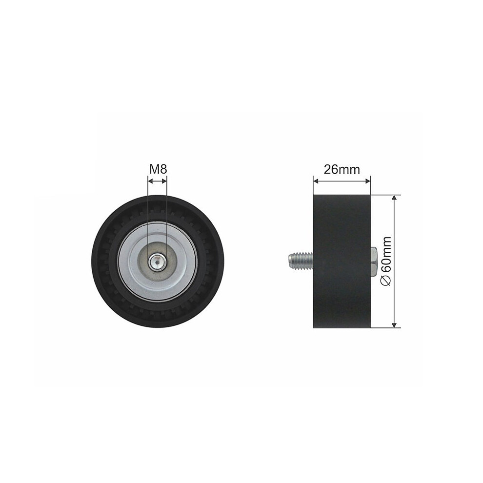 V-belt pulley Plastic RNK-LR-009 NTY for LAND ROVER MERCEDES-BENZ - Image 7
