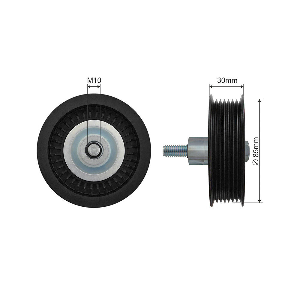 Nty Pulley Idler V-Belt For Ford Ranger Transit Tourneo Transit 07
