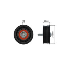 PULLEY IDLER V-BELT FOR MERCEDES E-CLASS (W212) S-CLASS 5.0-6.0