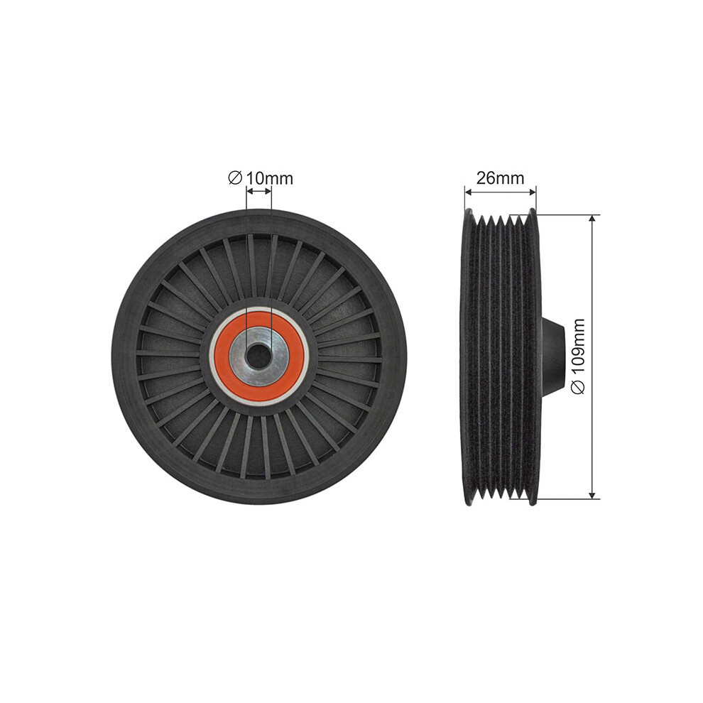 PULLEY IDLER V-BELT FOR MERCEDES KLASA C 00-07 KLASA M 98-05-image-OPC-PGYQ66C-NEW