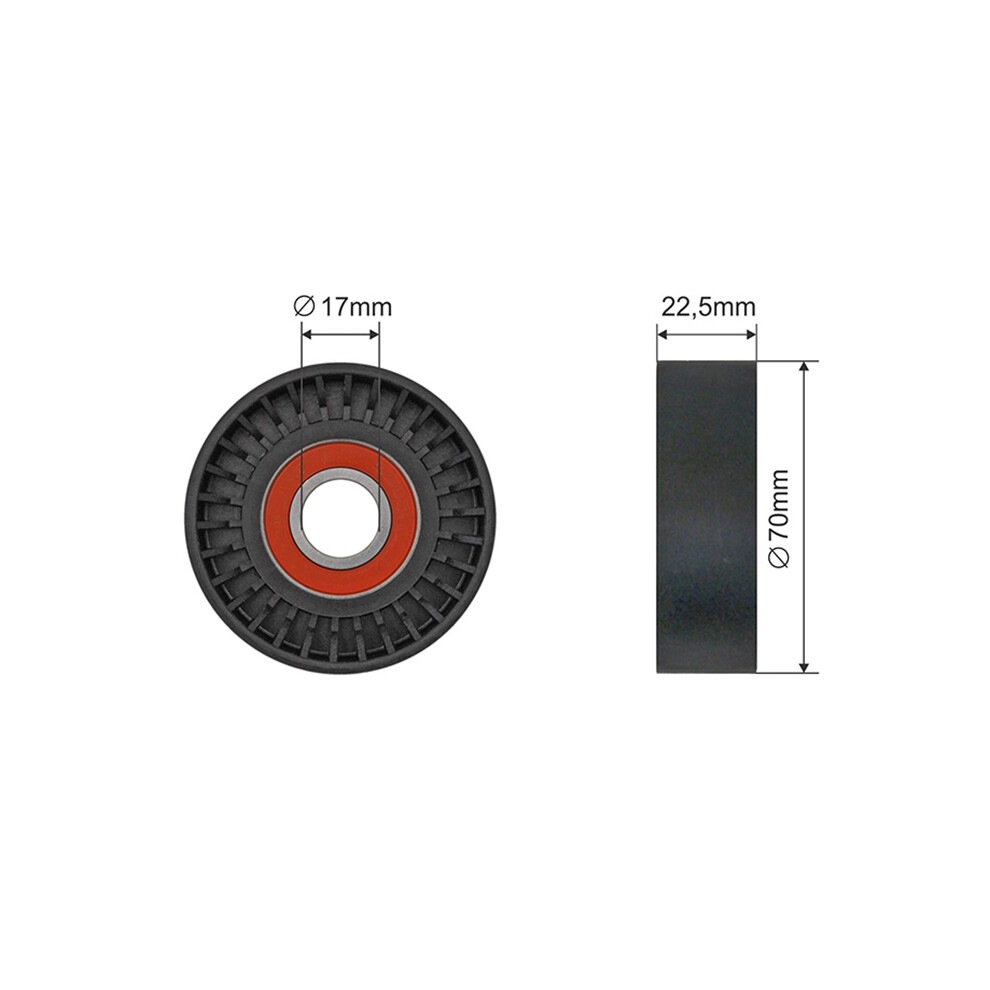 Fits NTY RNK-ME-069 PULLEY IDLER V-BELT ⭐UK Stock⭐ - Image 10