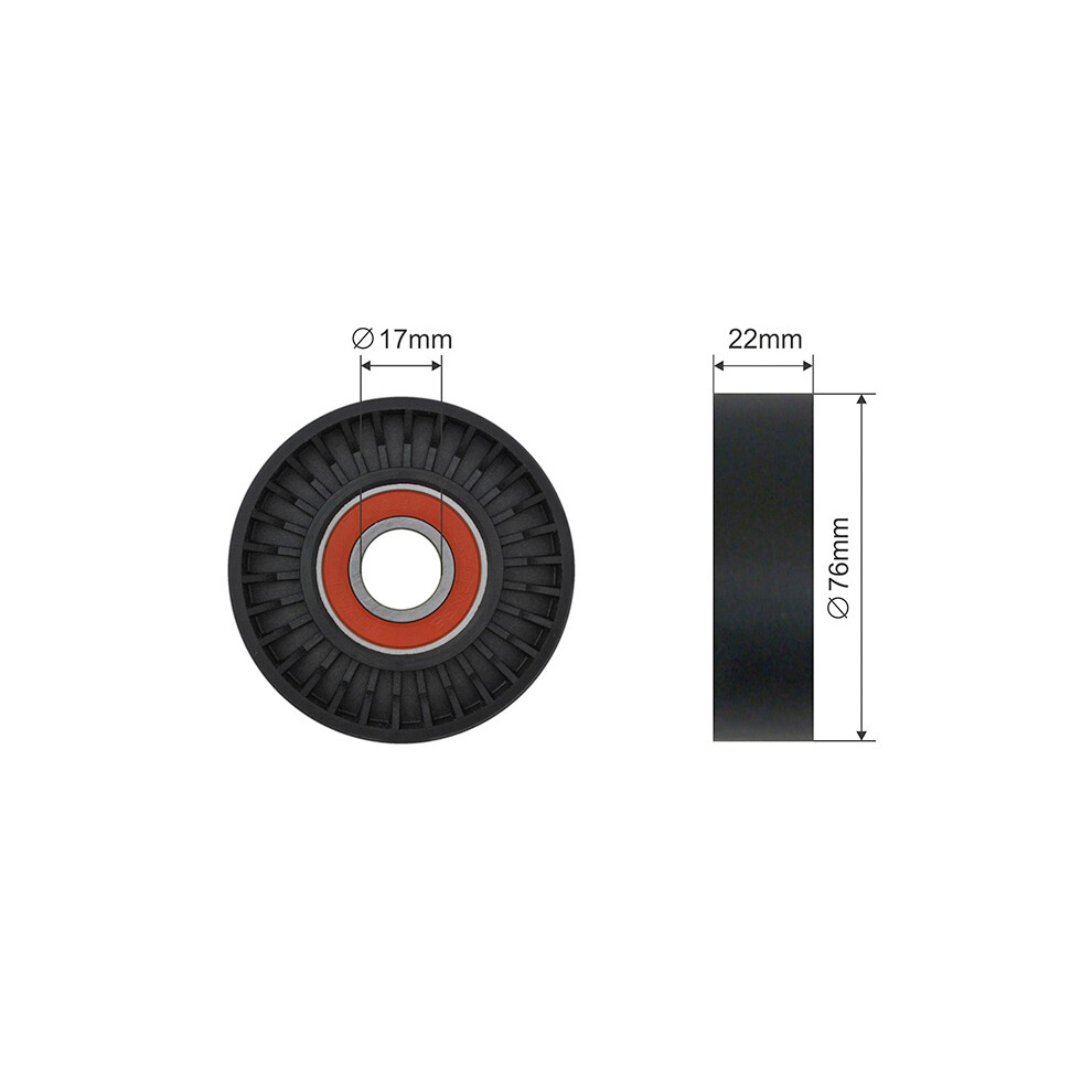 TENSIONER PULLEY VRIBBED BELT RNK-ME-078 FOR MERCEDES-BENZ VANEO CLS/Shooting - Image 12