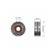 DEFLECTION GUIDE PULLEY V-RIBBED BELT FOR MITSUBISHI CARISMA 00-