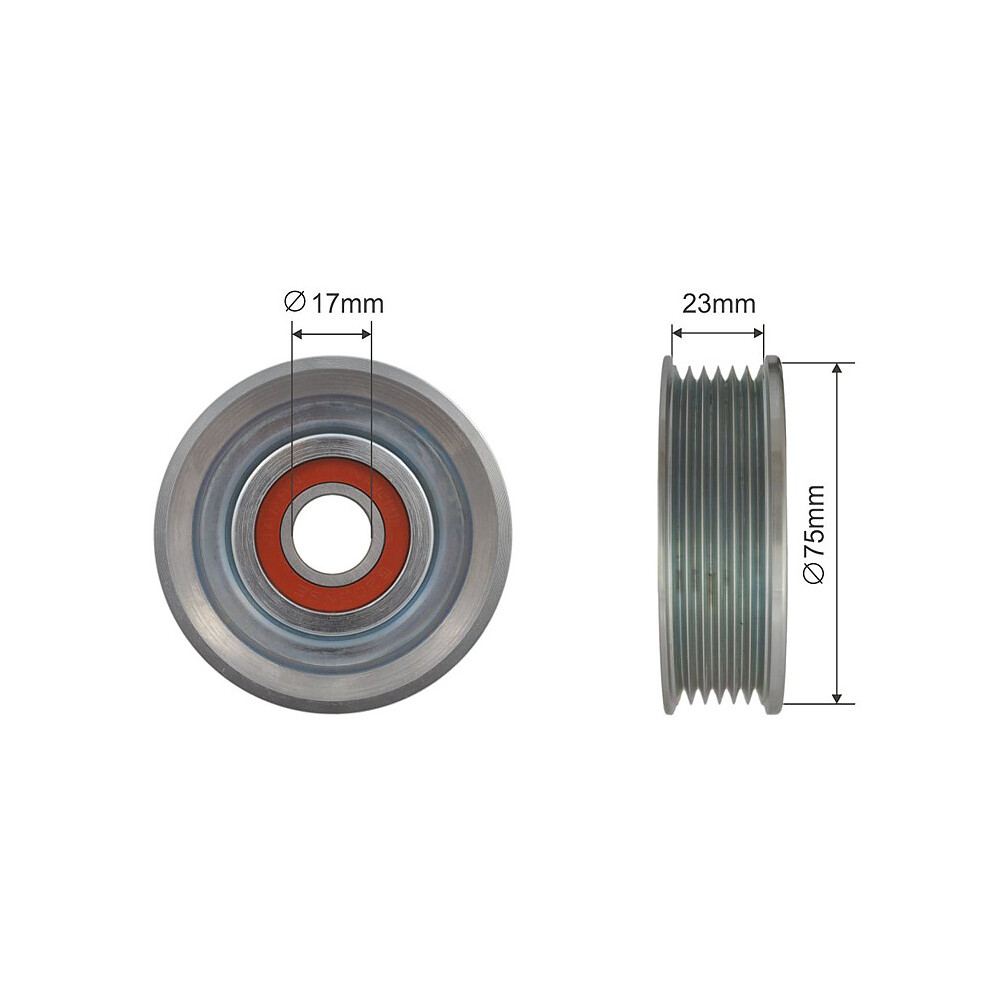 V-belt tensioner pulley RNK-MZ-015 NTY for MAZDA 2 3 3 Saloon - Image 11