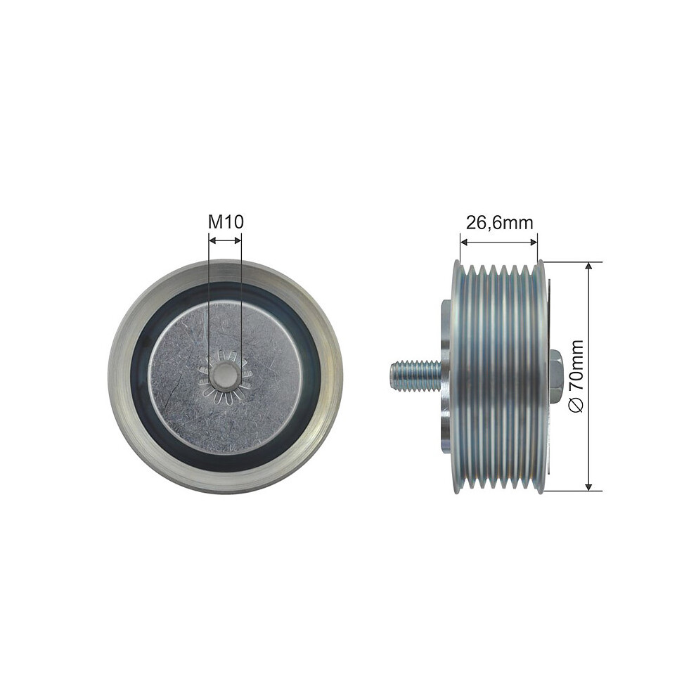 Fits NTY RNK-NS-034 PULLEY IDLER V-BELT ⭐UK Stock⭐ - Image 11