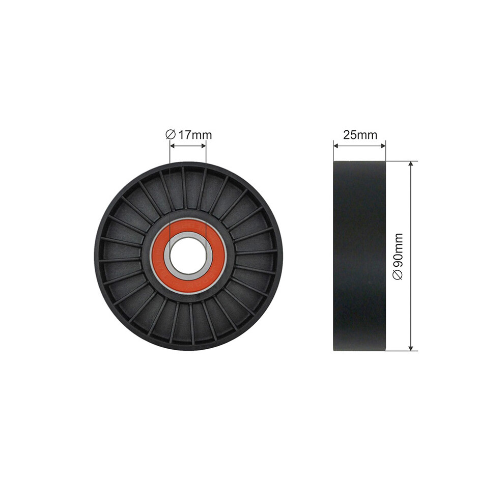 TENSIONER PULLEY VRIBBED BELT RNK-PE-015 FOR PEUGEOT PARTNER/Box/Body/MPV 306 - Image 12
