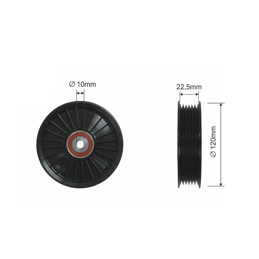 ✅Fits NTY RNK-PL-022 PULLEY IDLER V-BELT ⭐UK Seller⭐ - Image 12