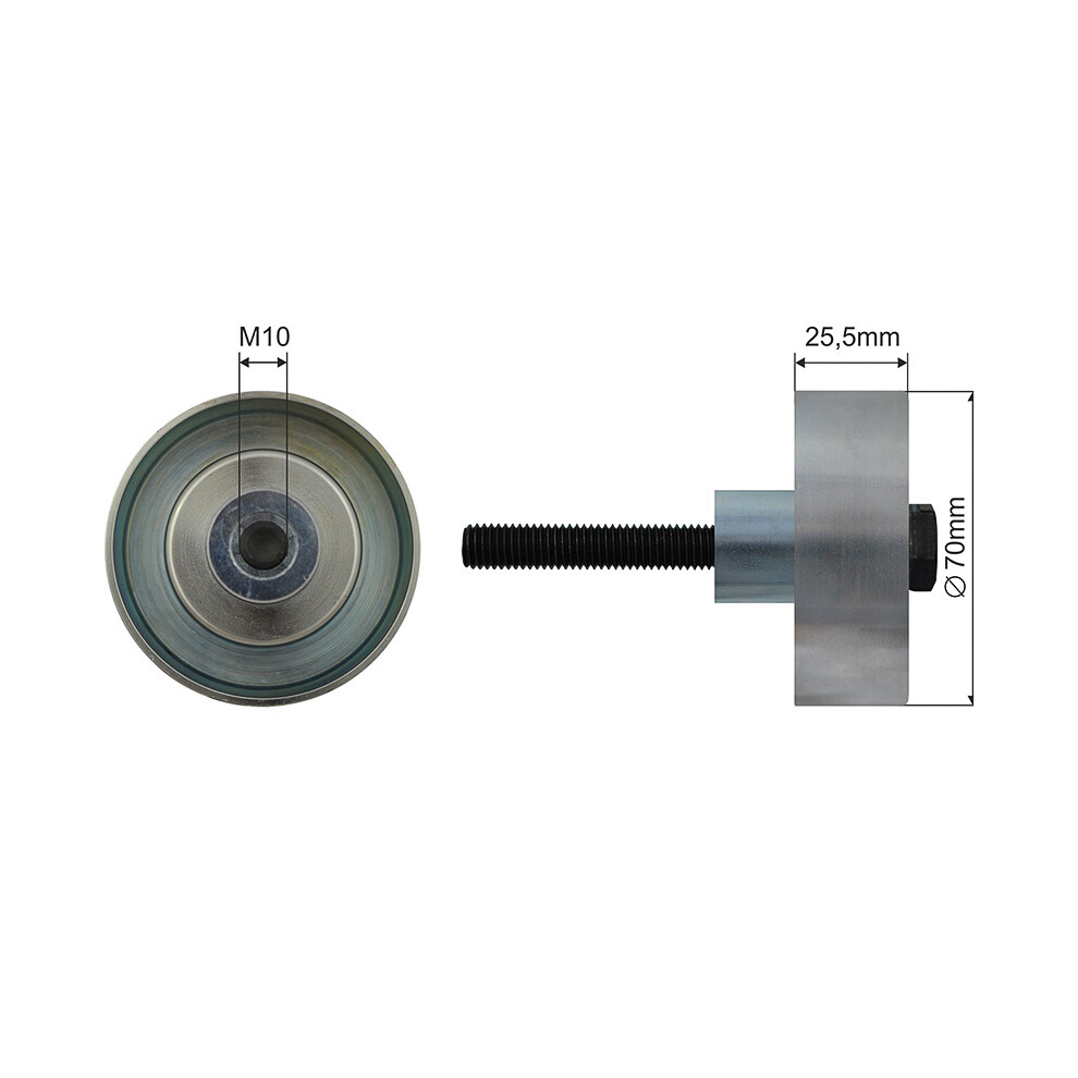 Pulley Idler V-Belt For Opel Insignia,Antara,Saab 9-5,Traverse 5902048242440