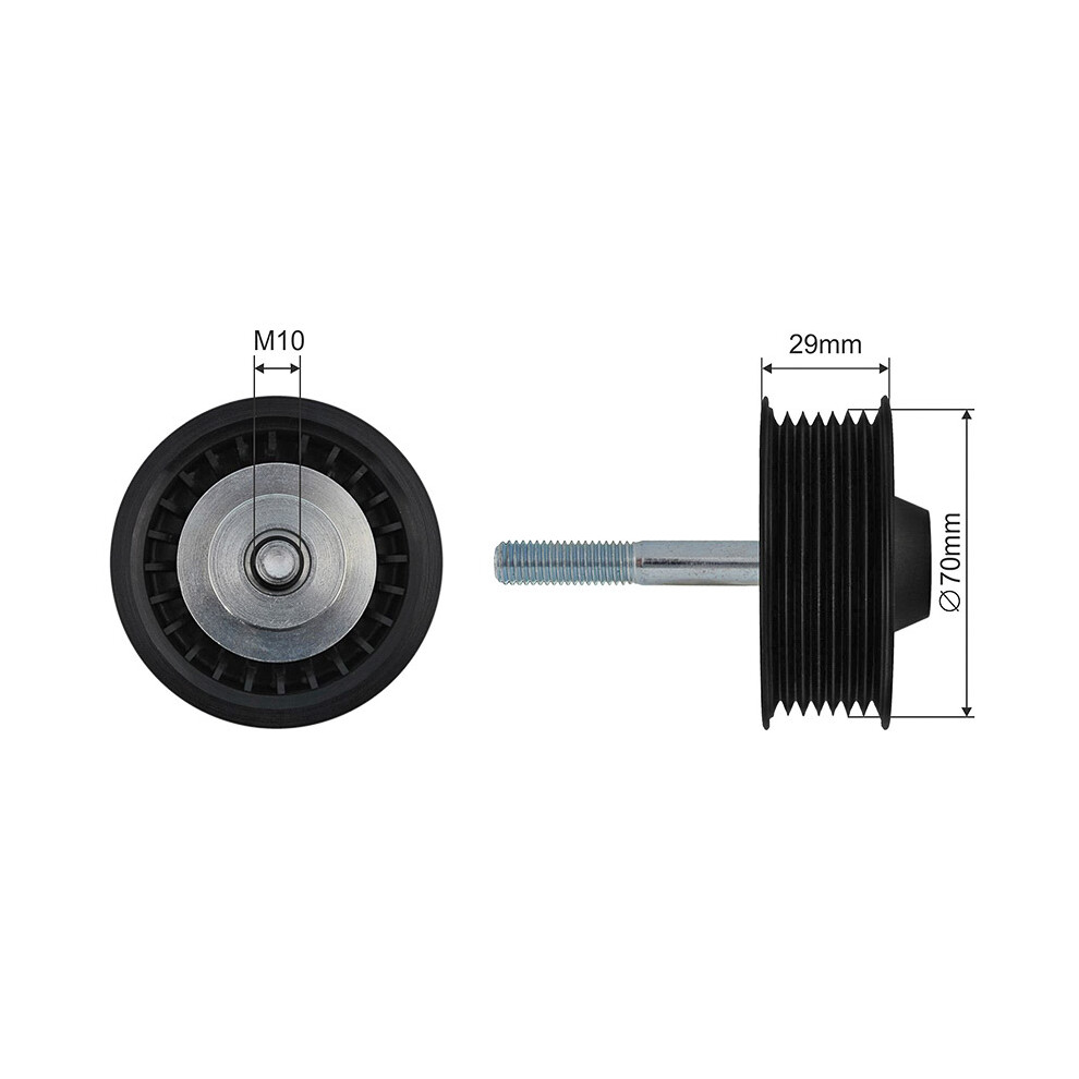 NTY Timing Belt Tensioner Pulley Serpentine Belt RNK-PS-002 for Porsche - Image 6