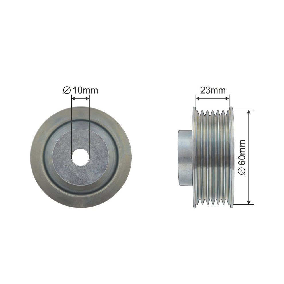 N.T.Y. RNK-SU-008.NTY Deflection/Guide Pulley, V-ribbed belt for SUZUKI - Image 9