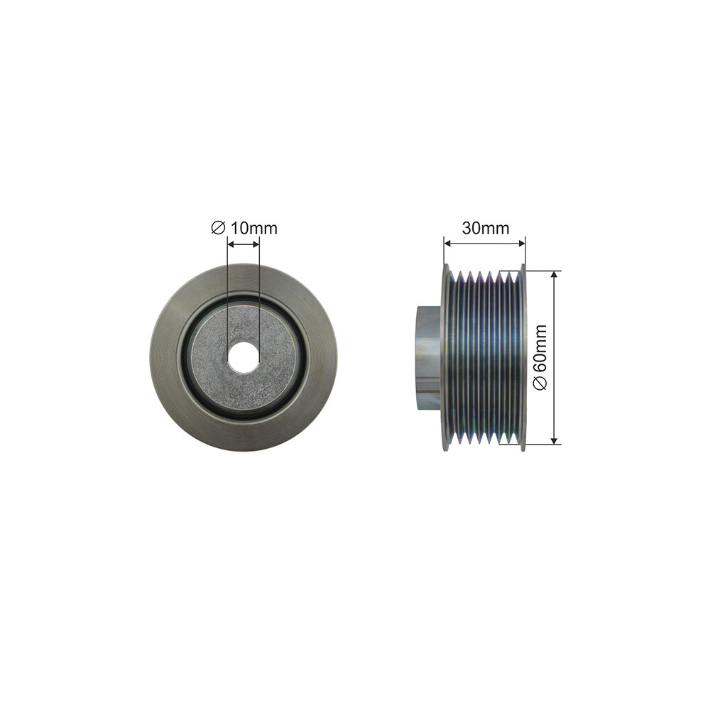 Pulley Idler V-Belt For Suzuki Grand Vitara Ii 1.9D 10.05-02.15 5902048106148