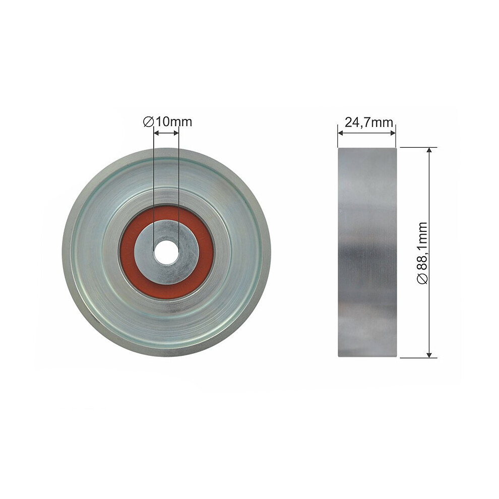 NTY RNK-TY-031 Deflection/Guide Pulley, V-ribbed belt for TOYOTA - Image 9