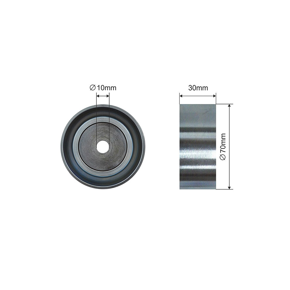Nty Pulley Idler V-Belt For Peugeot 4008 C4-Aircross Mitsubishi Asx