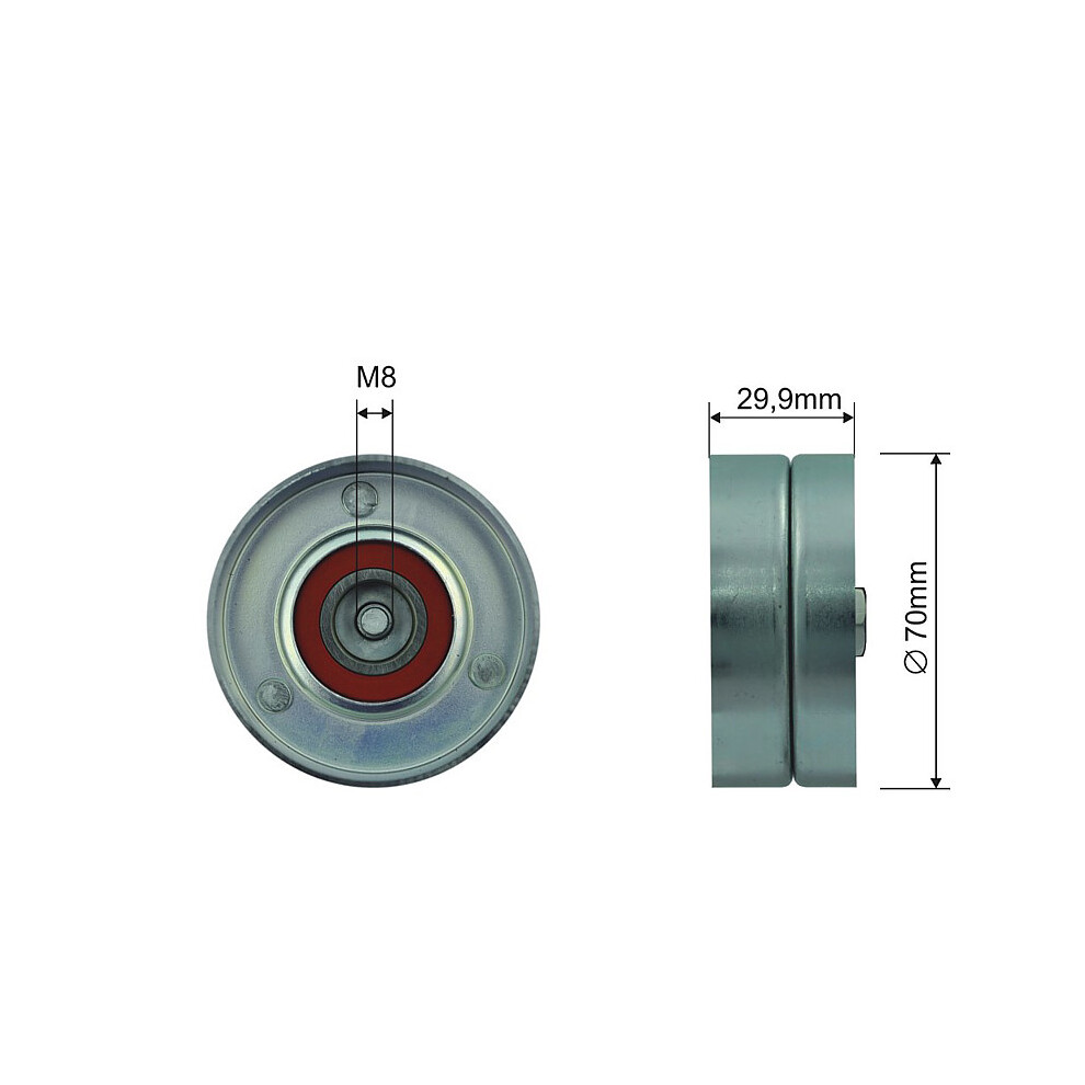 Fits NTY RNK-VW-030 PULLEY IDLER V-BELT ⭐UK Stock⭐ - Image 6
