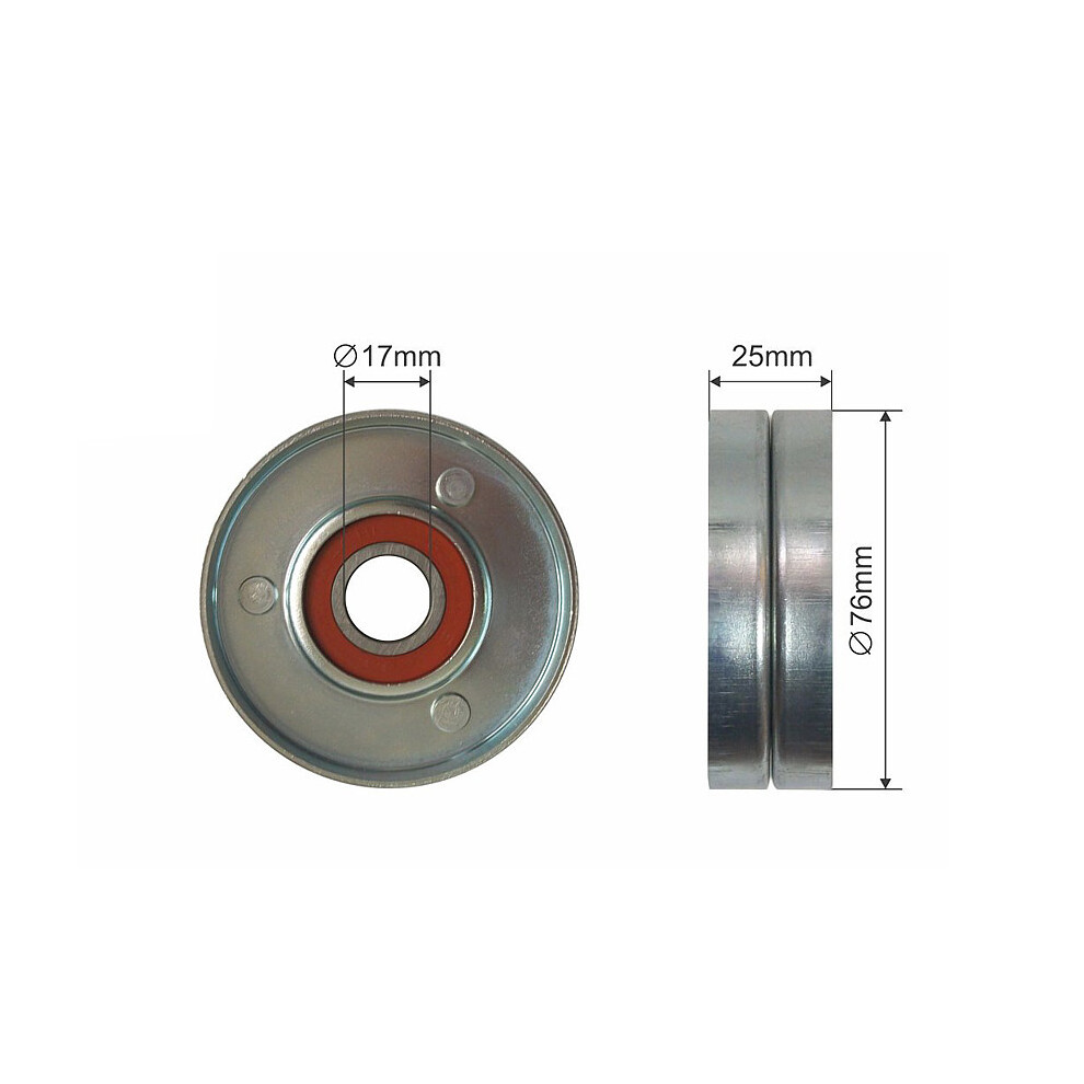 Nty Pulley Idler V-Belt For Chevrolet Aveo Kalos Cruze Lacetti 97