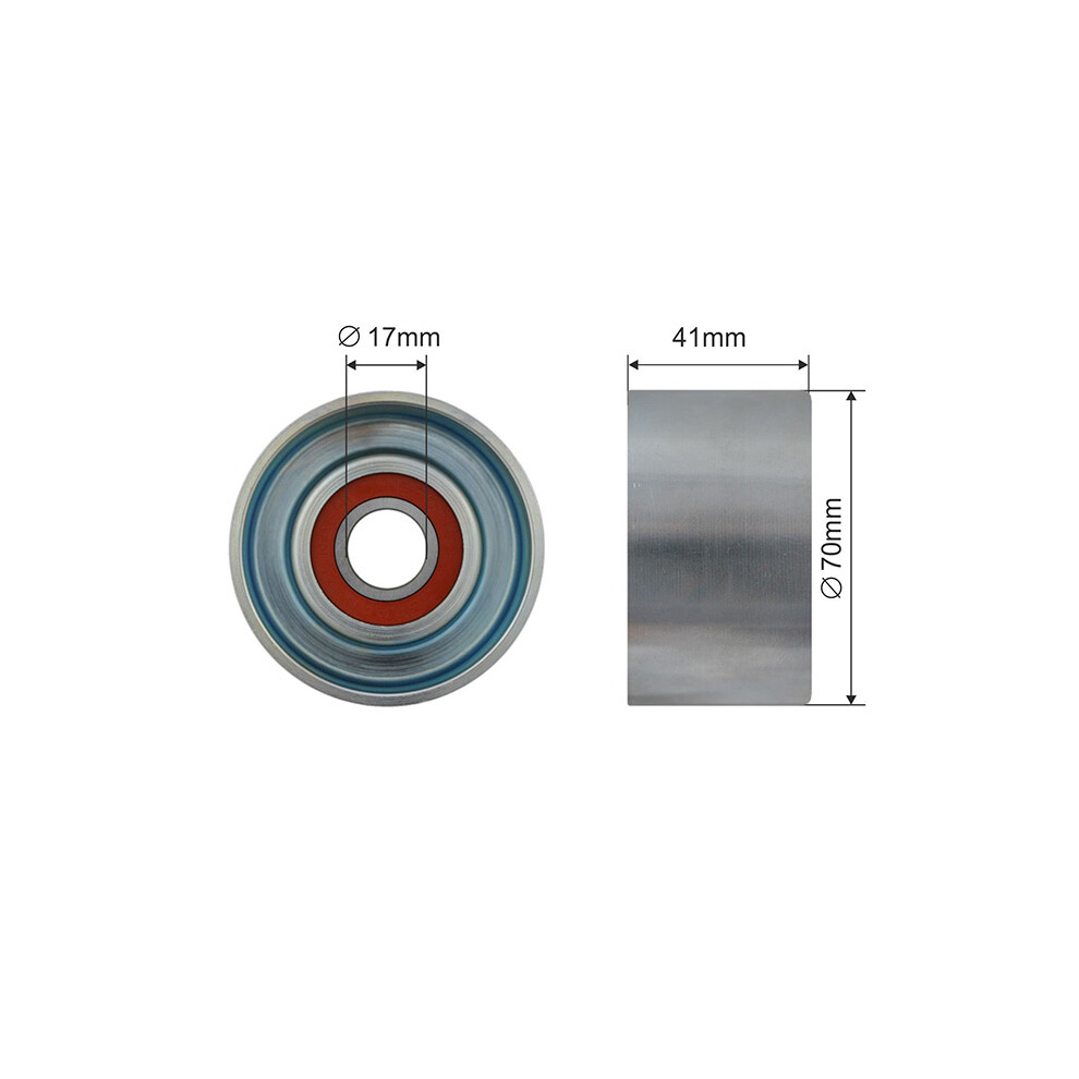 Nty Pulley Idler V-Belt For Toyota Land Cruiser 200 (J2) 07-08