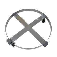 55 Gallon Drum Dolly Trolley with Caster Wheels (Heavy Duty Cart)