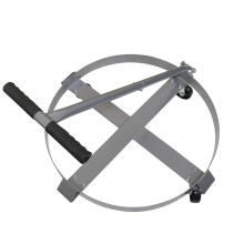 55 Gallon Drum Dolly Trolley with Handle & Caster Wheels (Heavy Duty)