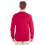 (2XL,Red)Men's V-Neck Button Cardigan Sweater 2
