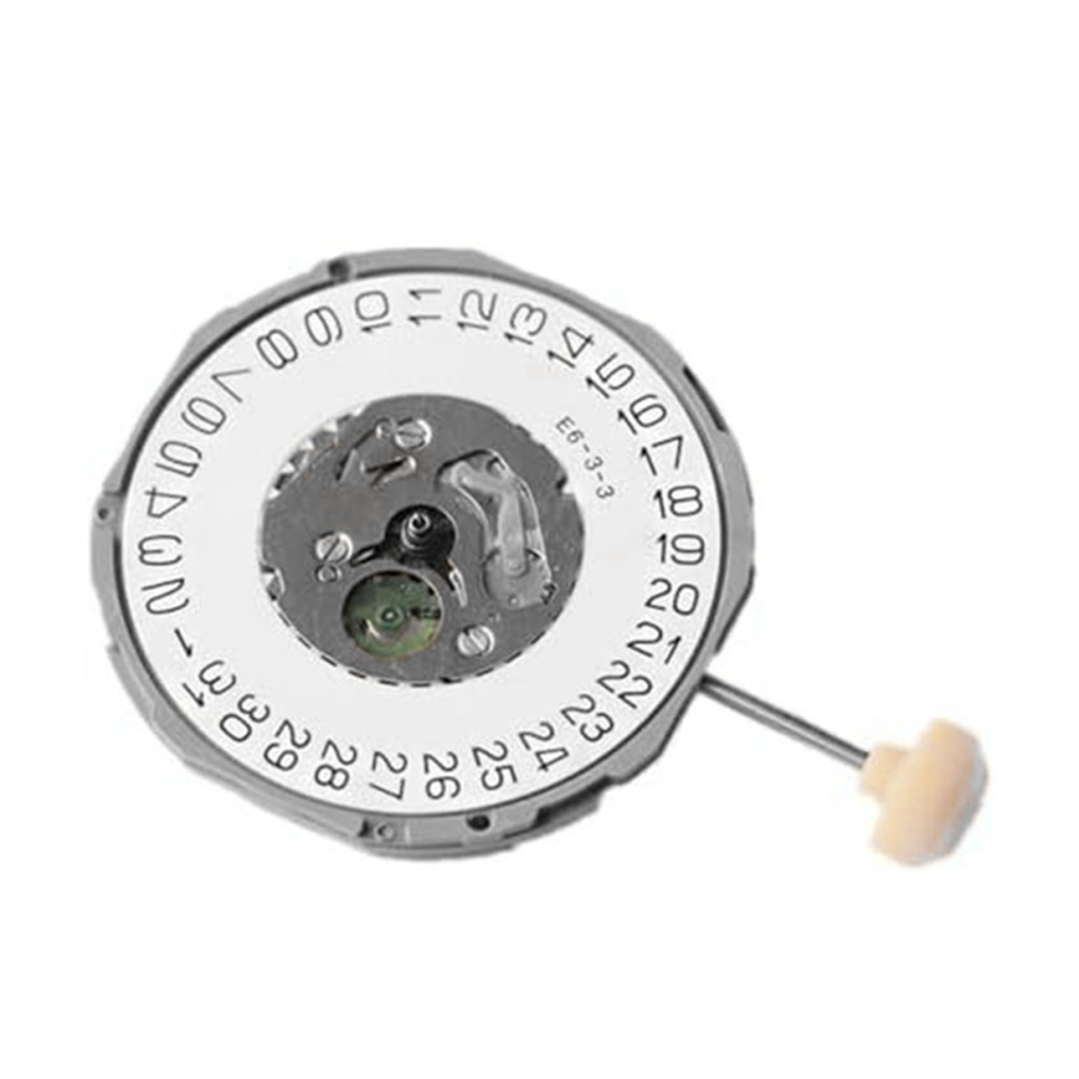 Mouvement de montre à quartz 23,3 mm avec tige de réglage pour Miyota 1M12, pièces de réparation à 3 broches