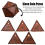 PU Leather D20 Dice Bag, Polyhedral Pouch Portable Drawstring Bag for , Game, DND Brown 5