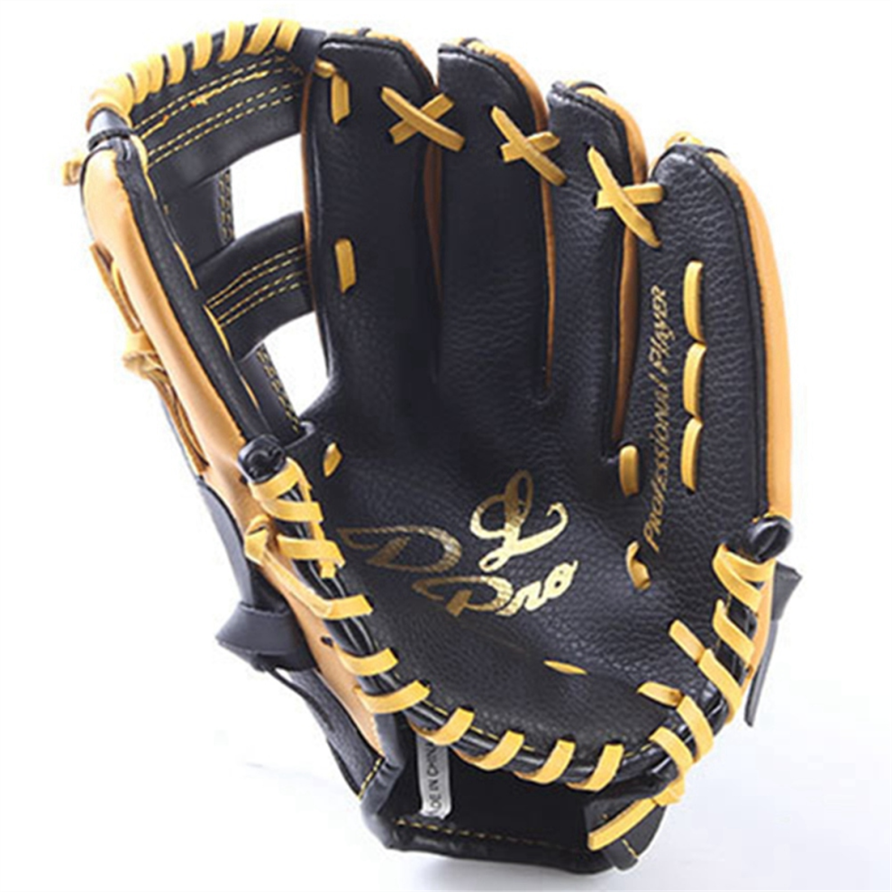 Gant de baseball double couche en cuir de vache, gant de softball 11,5 pouces, adapté aux adolescents