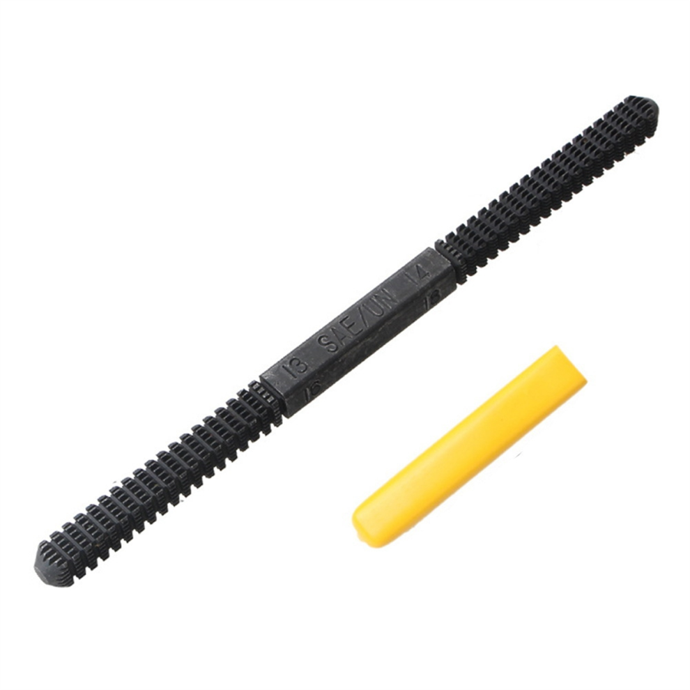 Lime de réparation de filetage pour mécaniciens, correction des dents de boulons de tuyaux, mini outil de bricolage SAE/UN