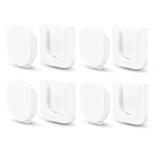 Magnetic Remote Control Holder Wall Mount, 4 Pair Organizers Storage Self-Adhesive TV White