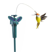Solarbetriebener fliegender Vogel oder batteriebetriebene realistische Vögel, Gartendekoration für draußen, Hof