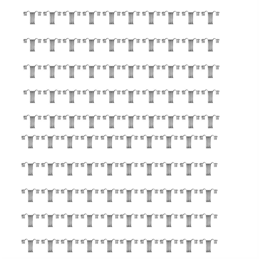 100PCS 30Mm Solar Panel Photovoltaic Water Guide Clip Stainless Steel Deflector Mud Drain Button Redirection Clips