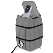 Cubierta de bomba de calentador de spa con ventana superior de PVC transparente, impermeable e inflable (1 unidad)
