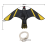 Bird Repeller Kite Simulation Eagle Flash Reflective Wind Pigeon for Backyard Lawn Farm Garden,1.4m 4