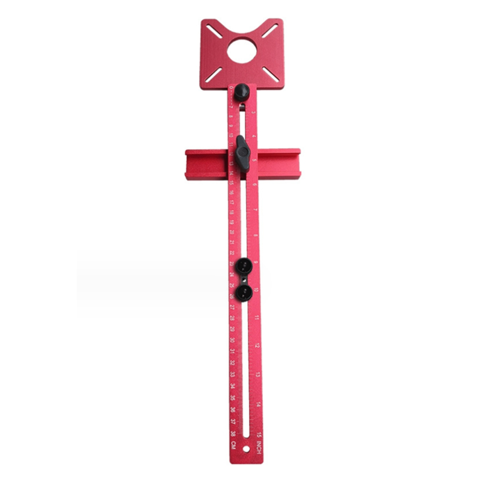 Milling Groove Bracket Base For Trimmer Edge Guide Positioning Circle Cutting Board Tool Router Jig-Inch&Cm A 4852715945093