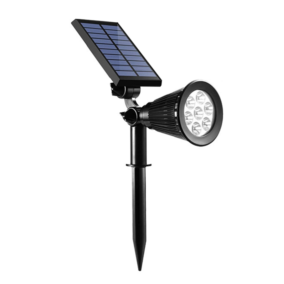 Solar Lamp Outdoor Lights Changing Ground Gardening Garden Light Waterproof Landscape Spotlights Decoration,A