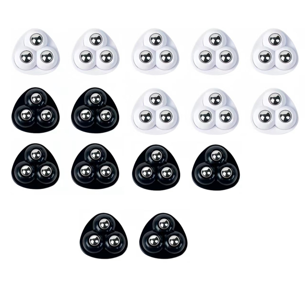 16Pcs Metal Mini Swivel Wheels Self-Adhesive Casters 360 Degree Pulley 4852715946434