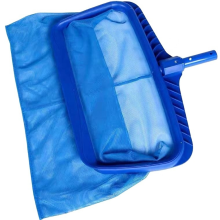 Retino professionale per piscina, rastrello per foglie resistente con maglia ultra fine e profonda