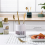 Drain Storage Cages, Separate Racks, Bathroom Toothbrush Paste Boxes, Kitchen Household Boxes White 8