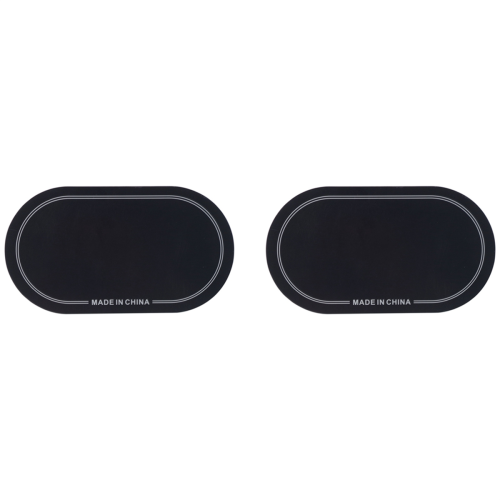 Patch de grosse caisse, accessoires pour percussions, patchs noirs 10 x 18 cm 1