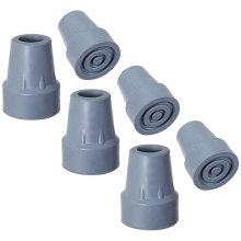 Crutch Tips, 3/4Inch Heavy Duty Non-Slip Rubber Cane Replacement Foot Caps, Pads,6 PCS
