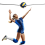 Volleyball Training Aid, Spike Hitting Serving Trainer, Adjustable Belt Bouncing Trainer 6