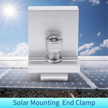 10 pezzi di staffa fotovoltaica solare, morsetto in lega di alluminio per montaggio su rack di pannelli modulari, accessori per montaggio su rack PV B
