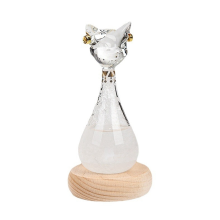 Prédicteur météorologique de tempête Anderson Cat Baromètre Prévisionniste Station Cristal de nuage Bouteille de prévision A
