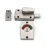 Latch Indicating Lock,Latch Indicator Partition Lock with Occupancy Indicator,Toilet Stall Door 7