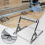 Foldable Stainless Steel Stand Adjustable Cutting Machine Material Support Frame for Workbench Lift,A 6