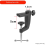 Accessoires voor microfoon-cantileverbeugels, verdikte aluminium basisclip 3