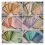 96 Sheets Textured Scrapbook Paper and Mesh Fabric Assorted Set,6 Pack Mixed Special for Scrapbooking Planner 9