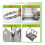 2Pcs Universal Wall Mounting Bracket with 6 Loops, Stainless Steel Vertical Pole Mount Adapter for CCTV Security Camera 4