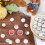 100 Sets Cover Button Kit with Tools,Fabric Making Kit,Fabric Cloth Covered Flat Back Buttons Maker,B 7